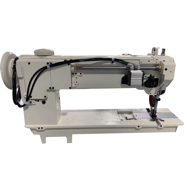 1 et 2 aiguille 18 pouces de long bras à lit plat à lit à lit avec une machine à coudre à pied de marche